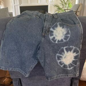 Women’s Wrangler tie-dye denim shorts